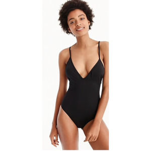 J. Crew Playa Montauk Cross Back One-Piece Swimsuit Size Medium NWT